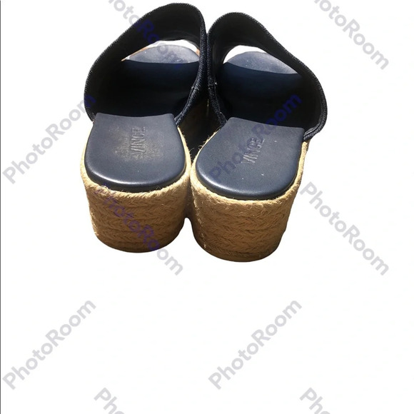 VINCE DENIM ESPADRILLE SANDALS - Picture 4 of 6